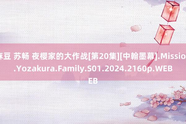 麻豆 苏畅 夜樱家的大作战[第20集][中翰墨幕].Mission.Yozakura.Family.S01.2024.2160p.WEB